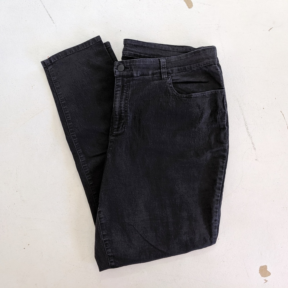 Eileen Fisher | Black Skinny Jeans Pants